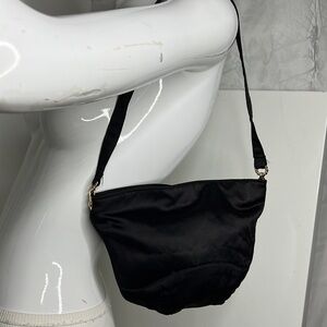 Walborg Satin Zip Top Shoulder Evening Bag